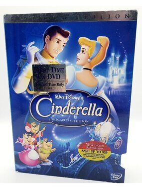 Cinderella Walt Disney Two-Disc Special Platinum Edition DVD Used